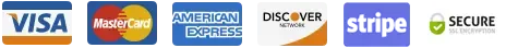 Accepted payment cards